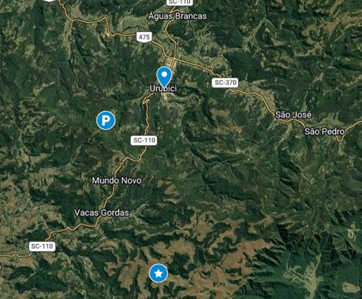 Mapa mostra área onde bombeiros buscam helicóptero que levava Rick - imagem 7 Mapa mostra área onde bombeiros buscam helicóptero que levava Rick - imagem 7