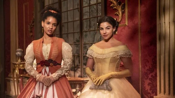 Zayla e Pilar em Nos Tempos do Imperador
