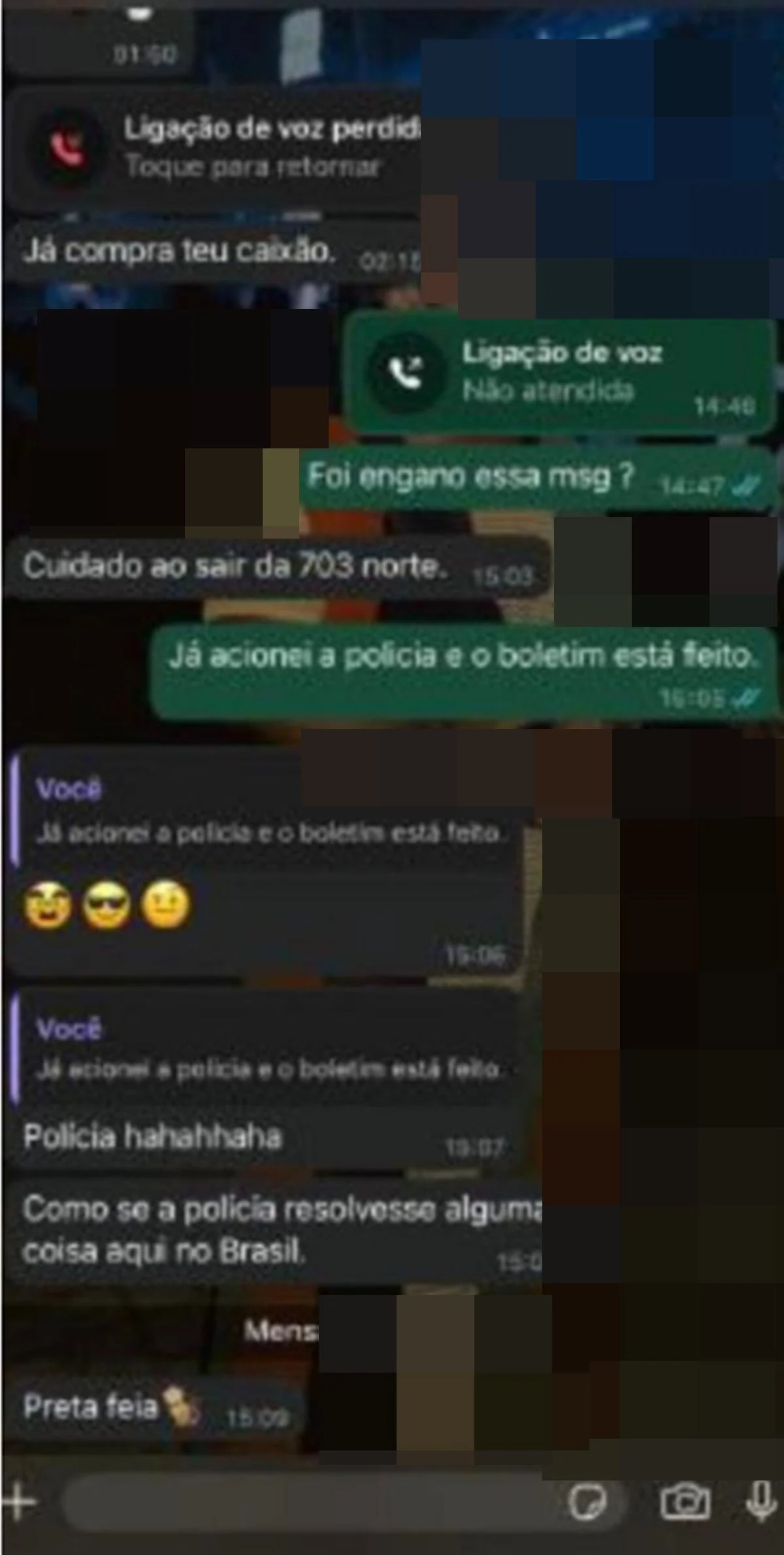 Predador virtual que fez 28 vítimas no DF subjugava mulheres: “Preta feia” - imagem 2 Predador virtual que fez 28 vítimas no DF subjugava mulheres: “Preta feia” - imagem 2