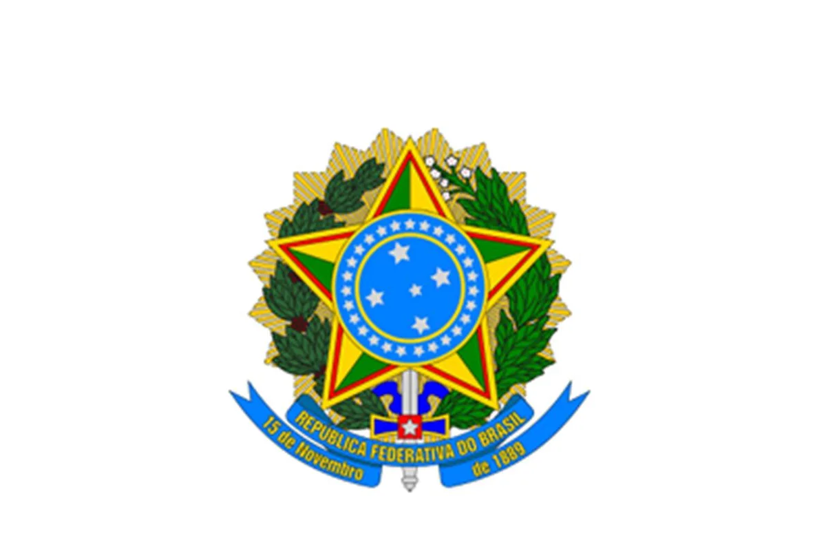 Região: Nota em que Flávio se declara "presidente" traz brasão antigo do Brasil
