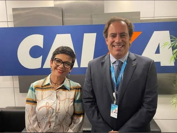 Deputada Alê Silva e Pedro Guimarães