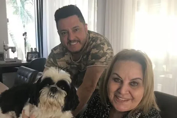 Bruno, dupla de Marrone, e dona Anita - Metrópoles