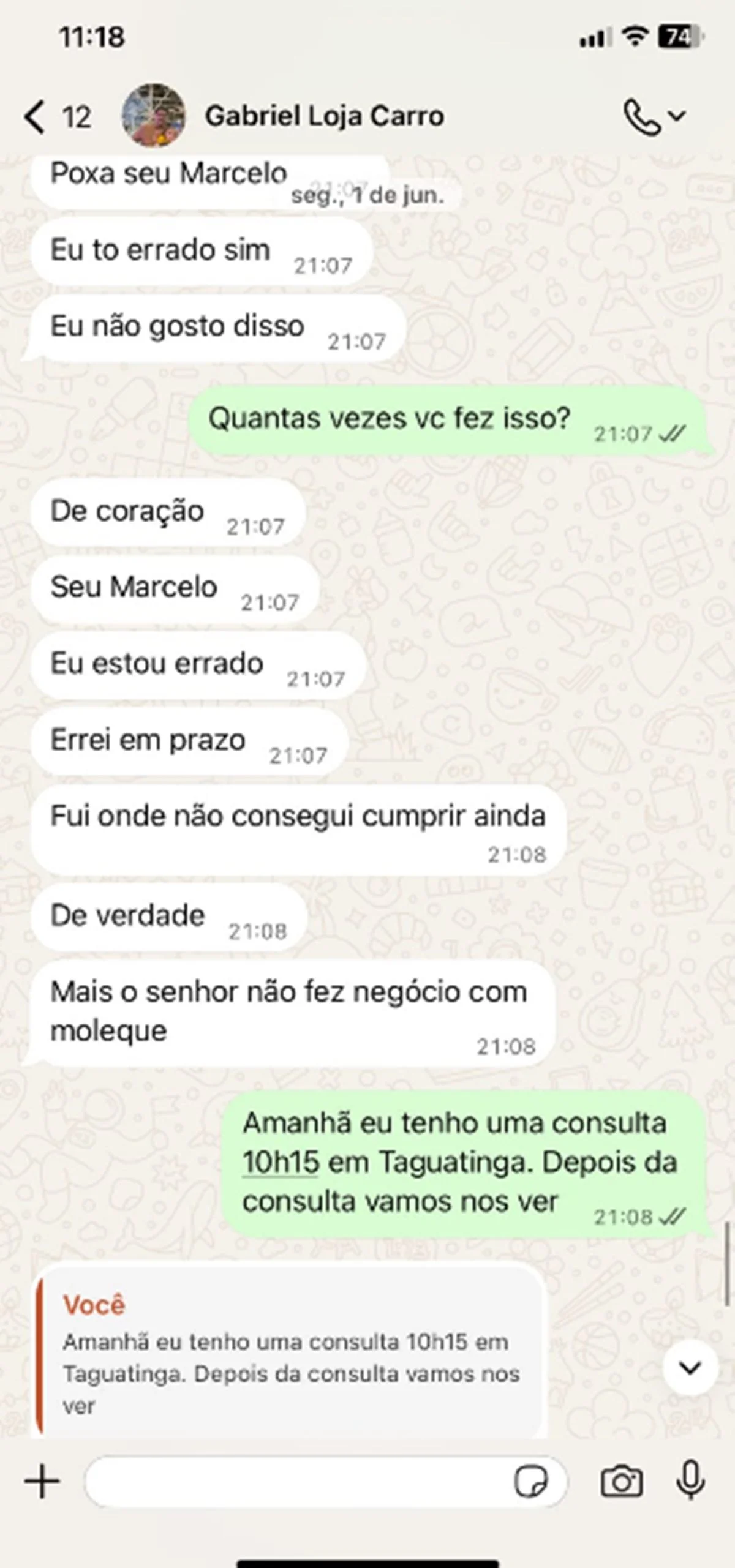 Estelionatário dá “golpe do balcão” em PM dentro de revendedora de veículos - imagem 8 Estelionatário dá “golpe do balcão” em PM dentro de revendedora de veículos - imagem 8