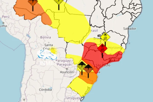 Imagem colorida,Inmet emite alerta vermelho para onda de calor; veja regiões afetadas- Metrópoles