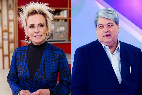 Ana Maria Braga e José Luiz Datena