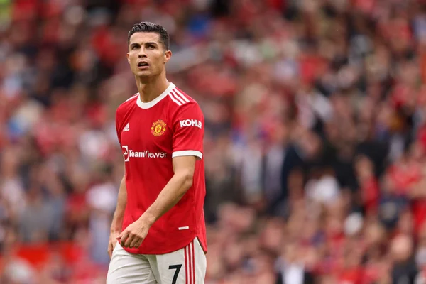 Imagem colorida de Cristiano Ronaldo pelo Manchester United