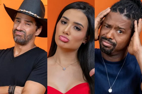Alberto Cowboy, Jordana e Leandro, o Boneco, disputam o Paredão no BBB 26