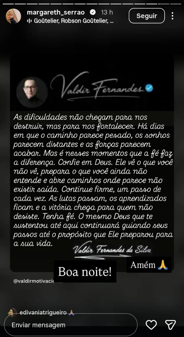 Mãe de Virginia fala em “dificuldades” após condenação do filho - destaque galeria