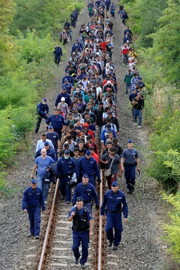 Hungria inicia transporte de imigrantes a centro de registro perto da fronteira
