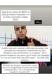 Relato de Zé Carlos no Instagram