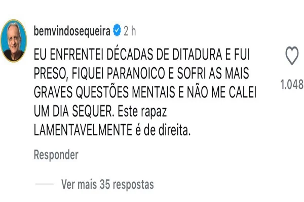 Bemvindo Sequeira rebate esposa de João Gomes sobre isenção política - destaque galeria