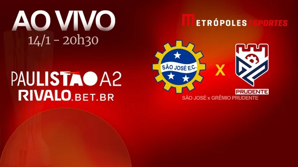 Paulistão A2 2026: assista como foi São José x Grêmio Prudente