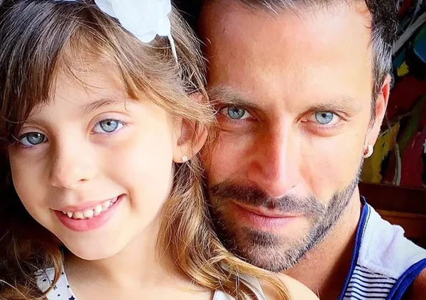 Henri Castelli e a filha Duda