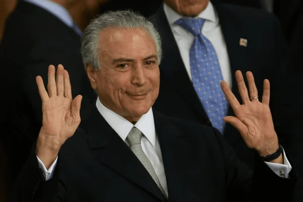 Imagem colorida do ex-presidente Michel Temer (MDB)