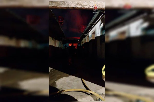 Incêndio lotes conjugados São Sebastião
