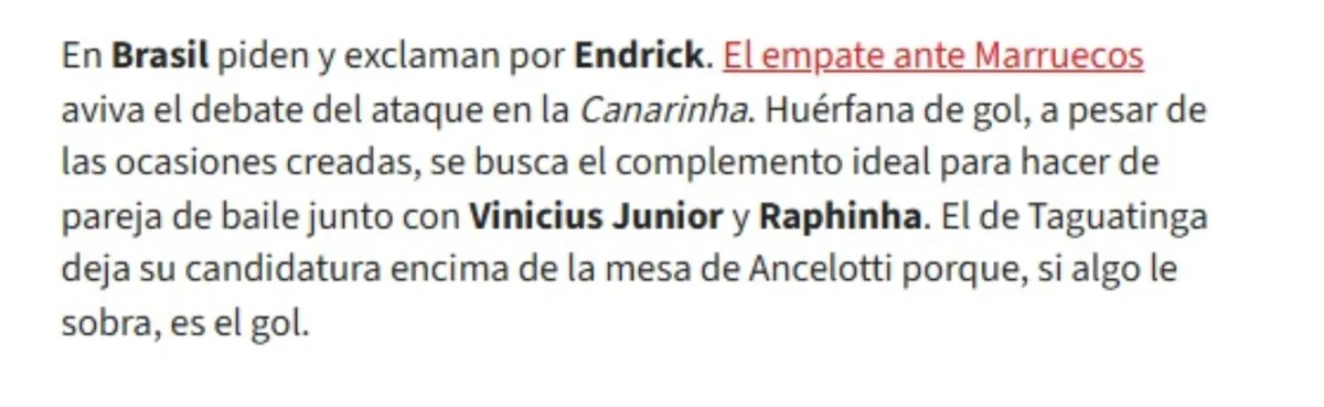 Jornal espanhol compara situação de Endrick com a de Ronaldo em 1994 - imagem 2 Jornal espanhol compara situação de Endrick com a de Ronaldo em 1994 - imagem 2