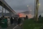 Os agressores dispararam uma chuva de rojões para emboscar as vítimas 