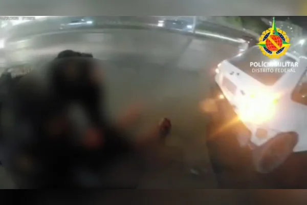homens são flagrados furtando cabos em Taguatinga