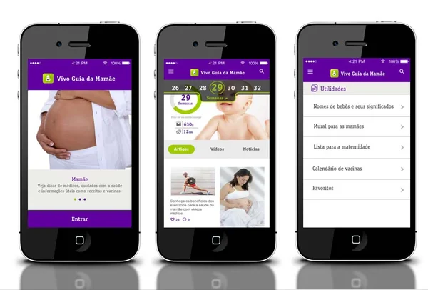 Aplicativo traz informações para gestantes sobre a saúde do bebê