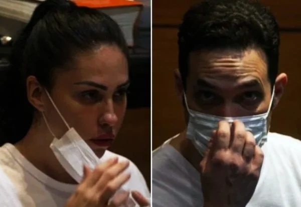 Monique Medeiros e Jairinho em juri - Metrópoles