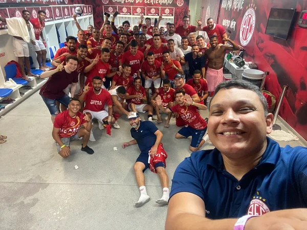 Time que conquistou acesso ao Série C - Metrópoles