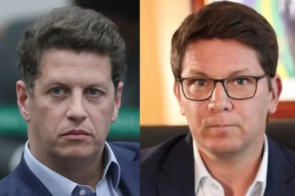 Deputados Ricardo Salles e Mario Frias