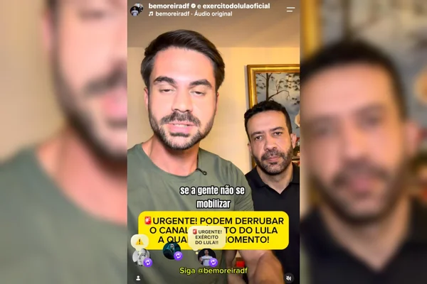 Bernardo Moreira ganha 1 milhão de fãs em 2 dias no Exército do Lula