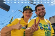 Ana Caroline e o marido Amilton Ana Caroline e o marido Amilton