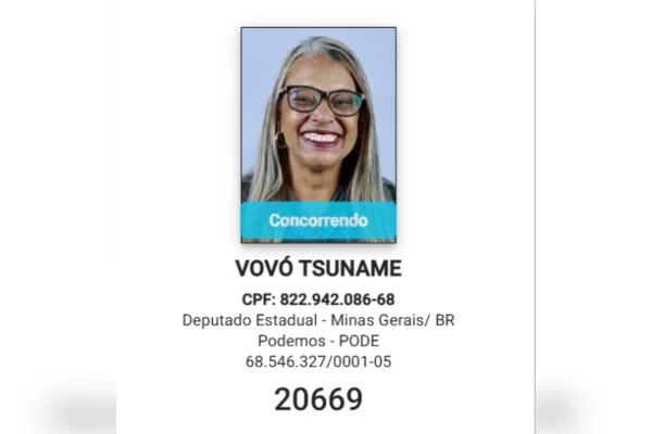De Plínio Trump a Vovó Tsuname: os nomes curiosos nas urnas de MG - destaque galeria