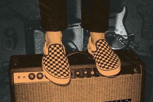 Tênis quadriculado da Vans