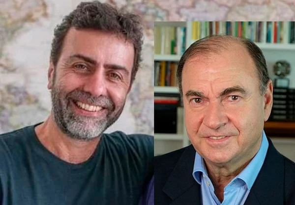 Marcelo Freixo e Cesar Maia
