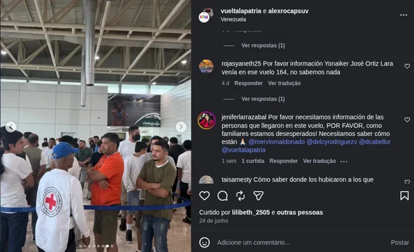 Terremotos na Venezuela: famílias de deportados desaparecidos cobram respostas - destaque galeria Terremotos na Venezuela: famílias de deportados desaparecidos cobram respostas - destaque galeria