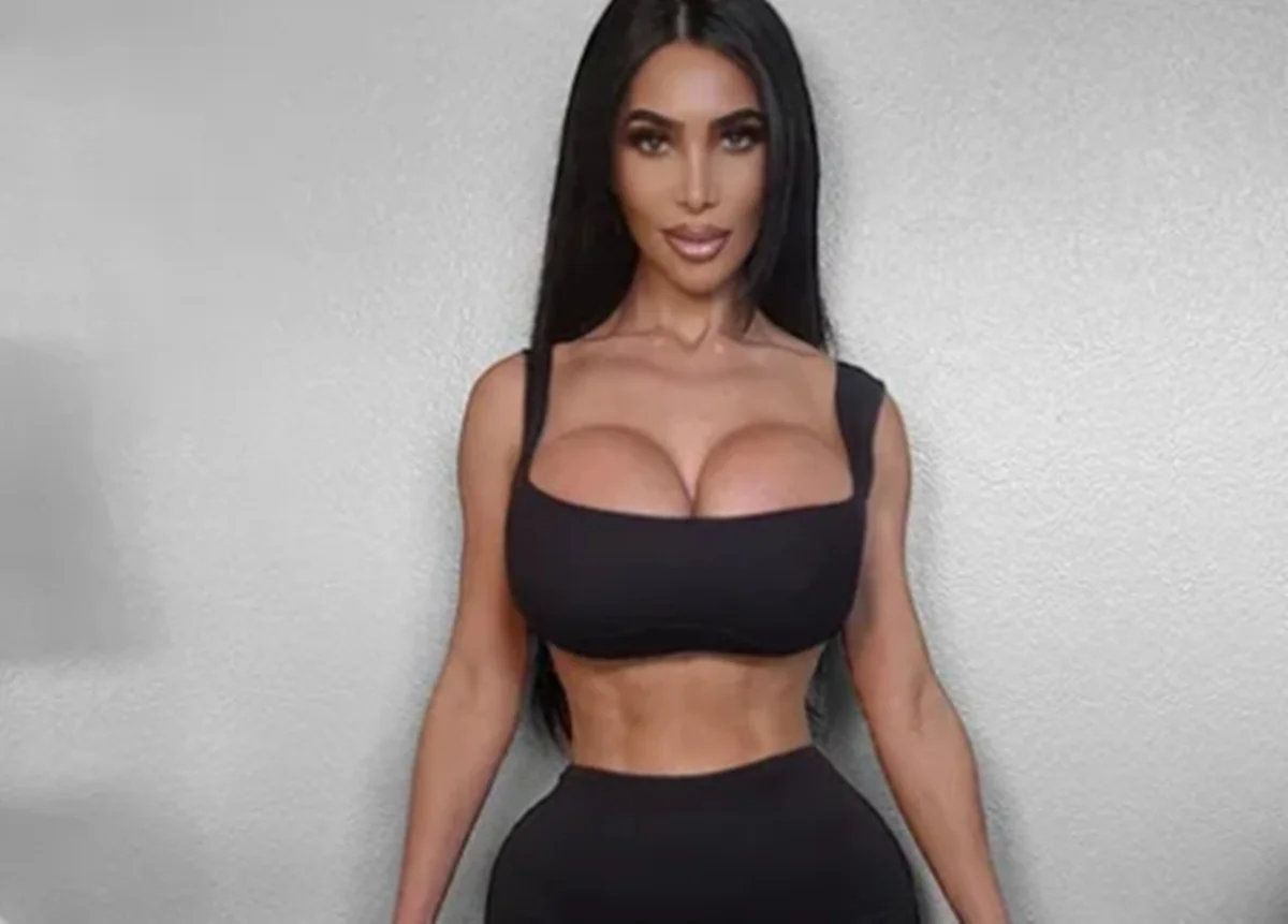 Christina Ashten Gourkani era sósia de Kim Kardashian Christina Ashten Gourkani era sósia de Kim Kardashian