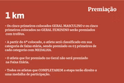 Os cinco primeiros colocados receberão prêmios