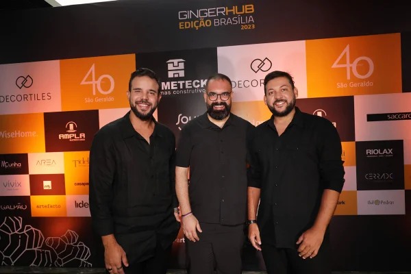 Alex Claver, Marcelo Marcolino e Wilker Medeiros lançam o Ginger Hub