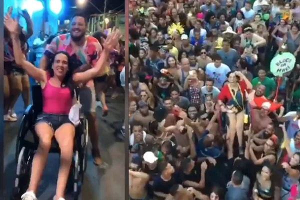 Saulo canta para fãs cadeirantes na Bahia e vídeo viraliza na internet