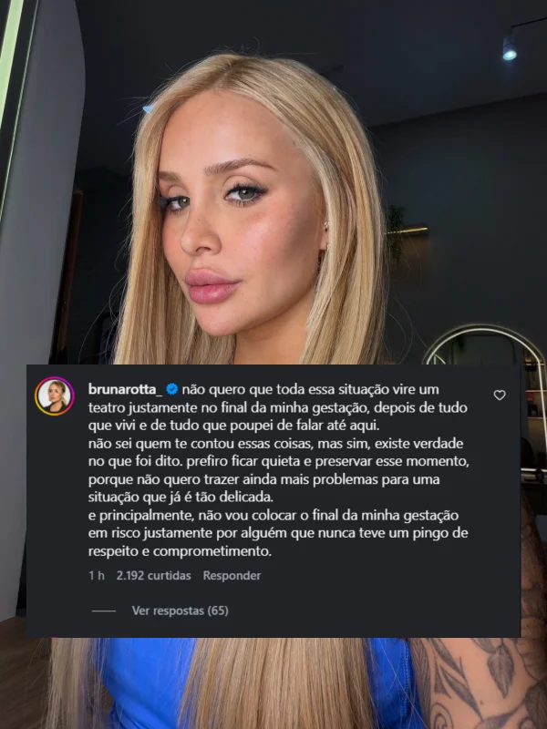 Bruna Rotta faz desabafo e expõe Kauã Elias após interação com Virginia - destaque galeria Bruna Rotta faz desabafo e expõe Kauã Elias após interação com Virginia - destaque galeria