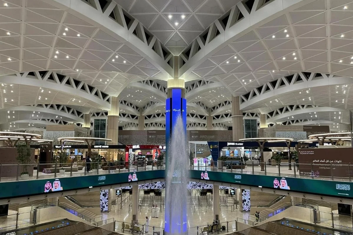 Aeroporto de Riade, na Arábia Saudita