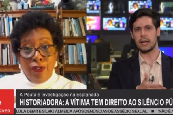 Imagem colorida do bate-boca na Globonews - MEtrópoles