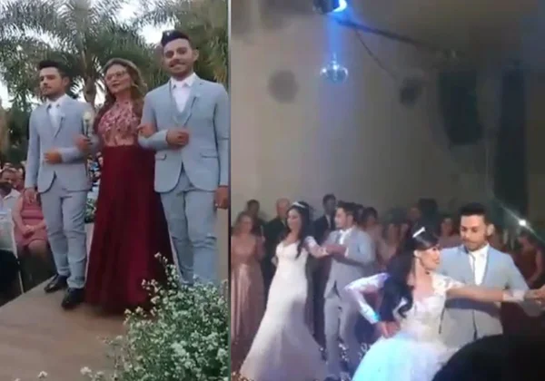 Gêmeos se casam no mesmo dia, têm lua de mel juntos e serão vizinhos