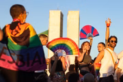 Parada LGBT em frente ao Congresso Nacional Parada LGBT em frente ao Congresso Nacional