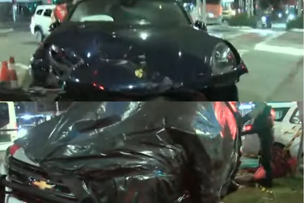 Viatura da PM e Porsche colidem na Avenida Brigadeiro Faria Lima, em São Paulo Viatura da PM e Porsche colidem na Avenida Brigadeiro Faria Lima, em São Paulo