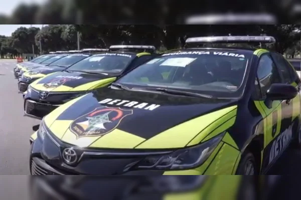 Detran-DF recebe 123 novas viaturas nesta quarta
