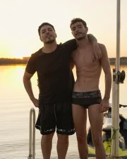 Paulo Guerra e o namorado, Vitor Chaves