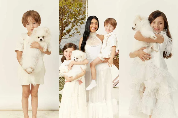 Simaria faz ensaio de Natal com os filhos: “Foram minha força em 2020”