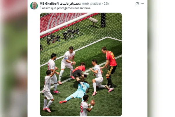 Irã usa defesa de goleiro na Copa como metáfora da guerra com EUA