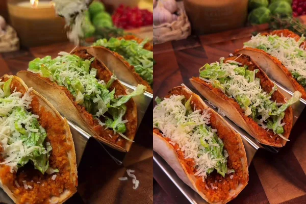 salada servida em taco de rap 10
