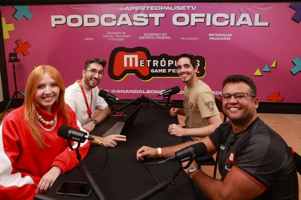 Luis Eduardo Estevão participa do podcast oficial do Metrópoles Game Festival Luis Eduardo Estevão participa do podcast oficial do Metrópoles Game Festival
