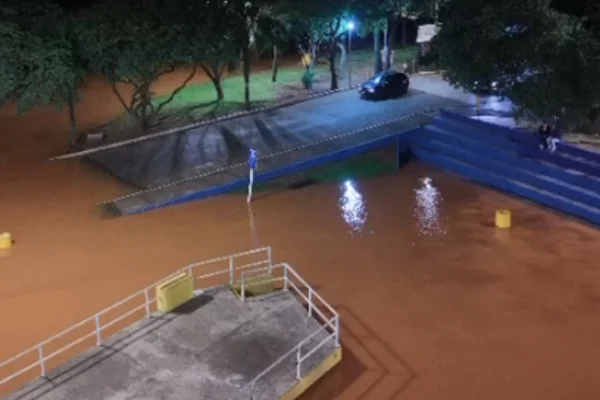 Imagem colorida,Um dos municípios mais afetados foi São Borja, que fica na fronteira Oeste do Rio Grande do Sul- Metrópoles