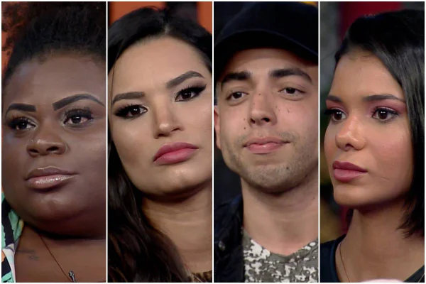 Jojo Todynho, Raíssa Barbosa, Lucas Maciel (Selfie) e Jakelyne Oliveira em A Fazenda 12